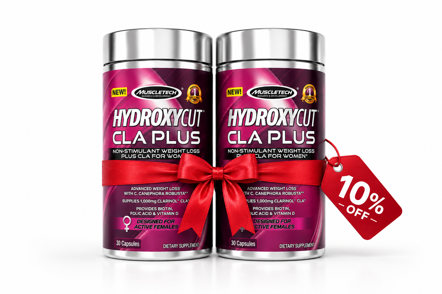 MuscleTech Hydroxycut CLA Plus for Women – 10% OFF | Limited Time
