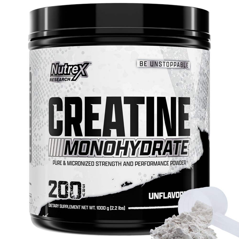 Nutrex Research Micronized Creatine Monohydrate Powder 200 Servings 1kg